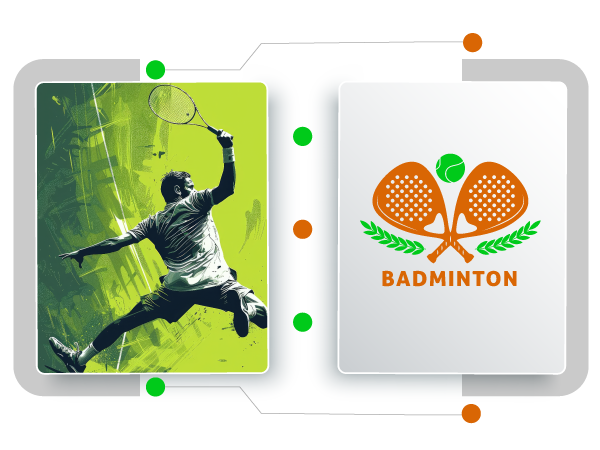 badminton logo creator