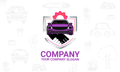 progettazione del logo dell'auto