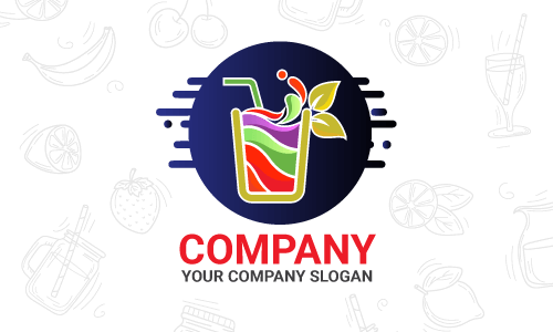 desain logo minuman