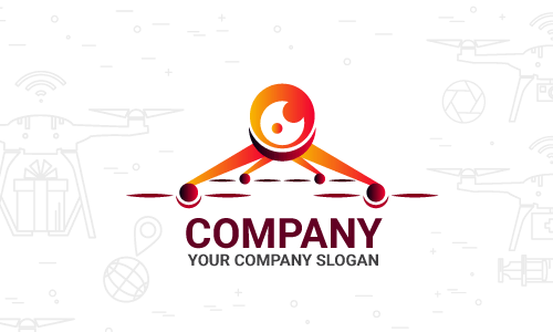 desain logo drone