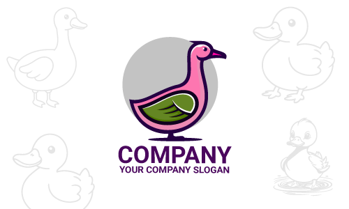 Desain Logo Bebek