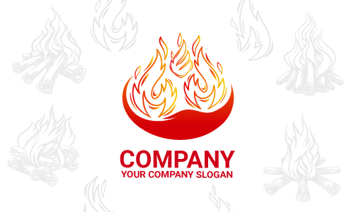 création de logo de feu