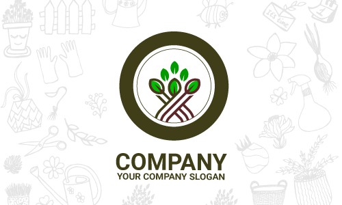 garden logo design