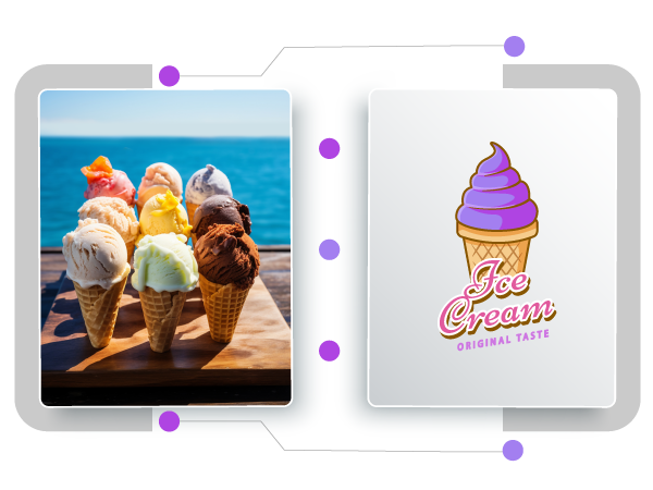 creatore logo gelato