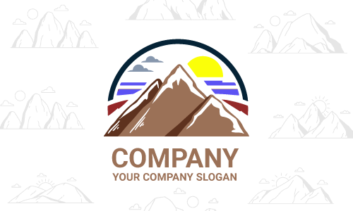 Desain Logo Gunung