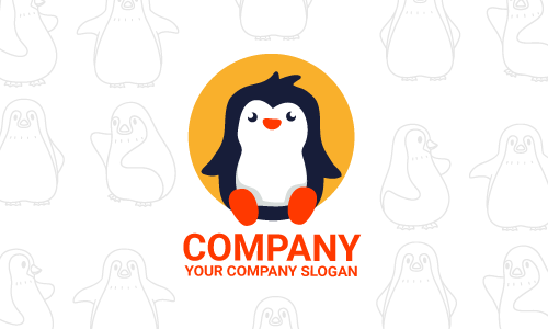 Design des Pinguin-Logos