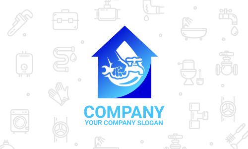 plumbing logo design