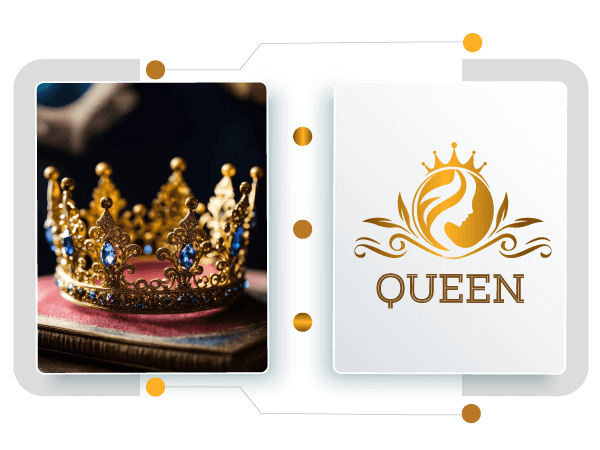 queen logo creator