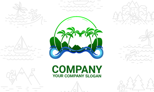 desain logo sungai