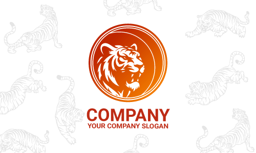 création de logo de tigre