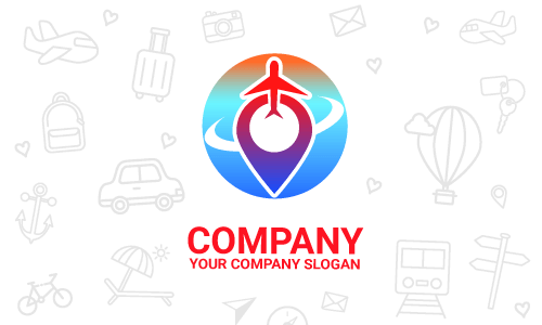 desain logo perjalanan