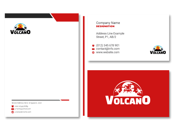 creador de logotipos de volcanes