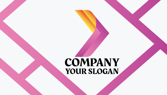 Tarjeta De Presentación Abstracta De La Empresa