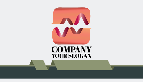 Abstract Curves Business Card