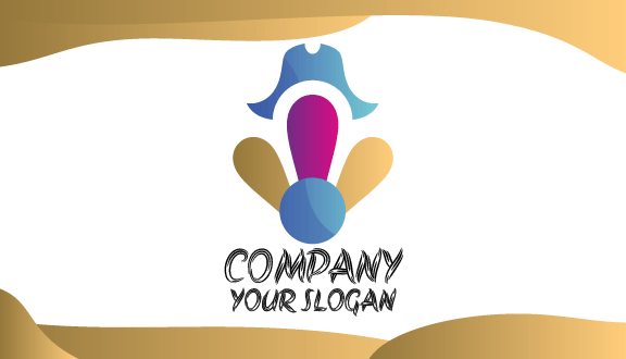 Cartão De Visita De Artista De Design Abstrato