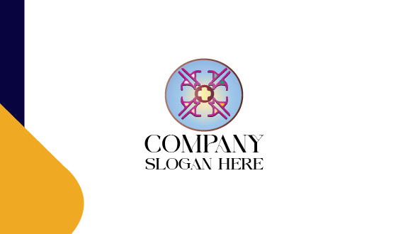 Biglietto Da Visita Astratto Per Dottore