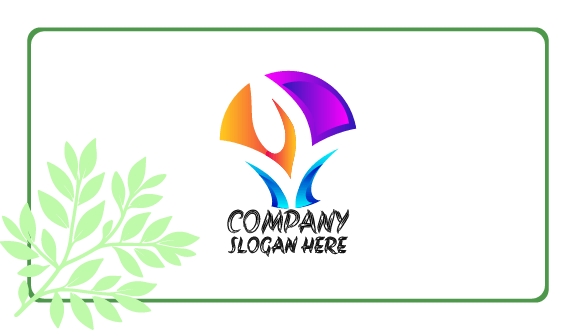 Carte De Visite Environnementale Abstraite