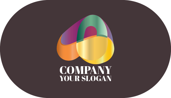 Abstract Heart Business Card