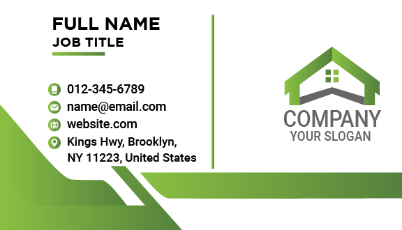 Accommodation Real Estate Business Card