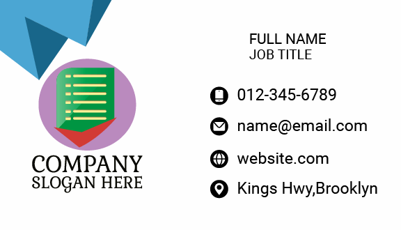 Accountant Reporting Business Card