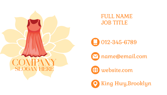 Affordable Fashion Business Card