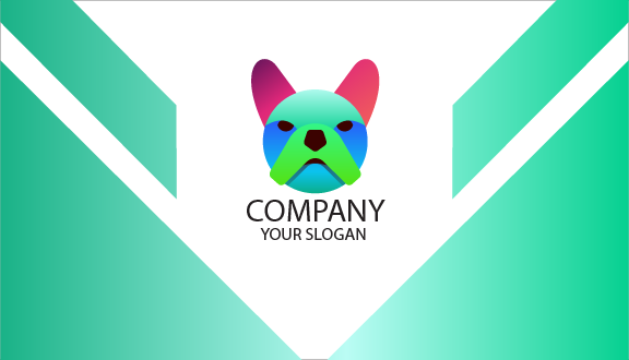 Angry Bulldog Pet Business Card