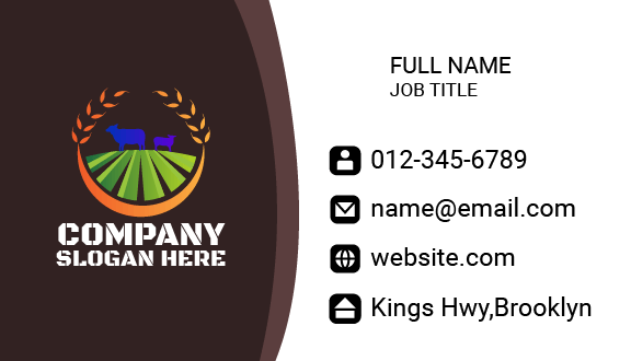 Animal Farm Agriculture Business Card