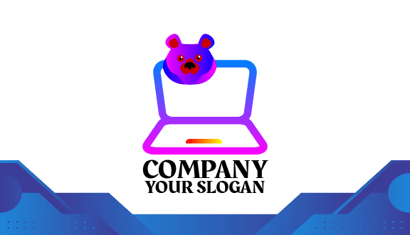 Cartão De Visita Animado Para Laptop