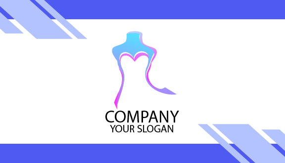 Atractiva Tarjeta De Visita De Boutique De Guardarropa