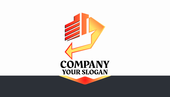 Tarjeta De Presentación Con Guía Direccional Para Arquitectos