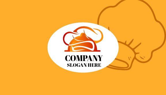 Aromatisierte Catering-visitenkarte