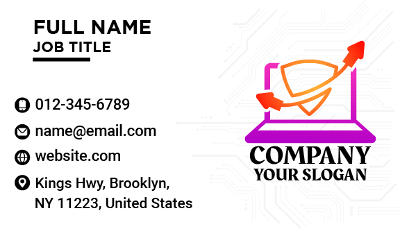 Arrow Computer Security Business Card