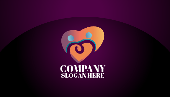 Art Decorative Heart Business Card