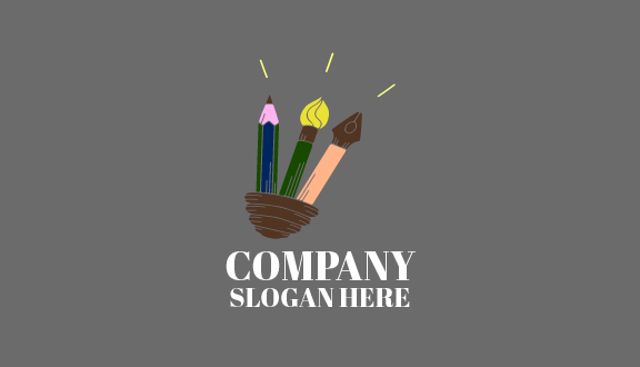 Art Supplies Business Card