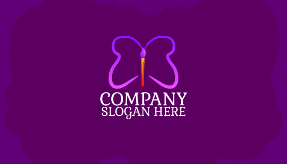 Cartão De Visita Borboleta Artística