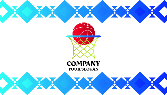 Tarjeta De Presentación De La Liga Anual De Baloncesto