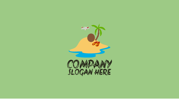 Kartu Nama Musim Panas Batu Pantai