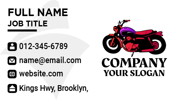 Beautiful Vintage Bike Business Card