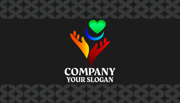 Tarjeta De Presentación De Una Organización Benéfica Sin Fines De Lucro