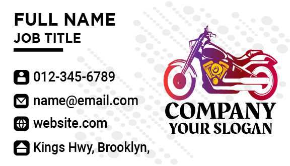 Bike Durable Engine Business Card