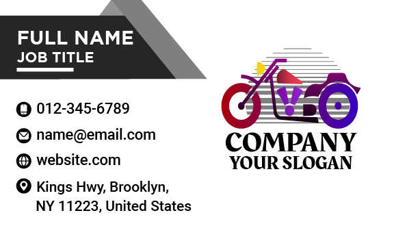 Bike Service Station Business Card