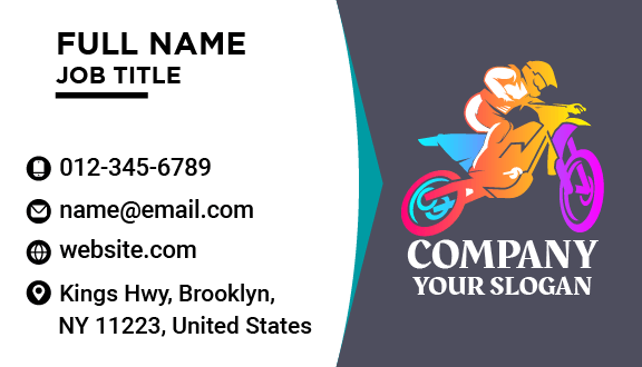 Bike Sprint Contest Business Card