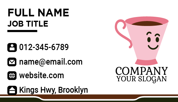 Black Eyes Tea Business Card