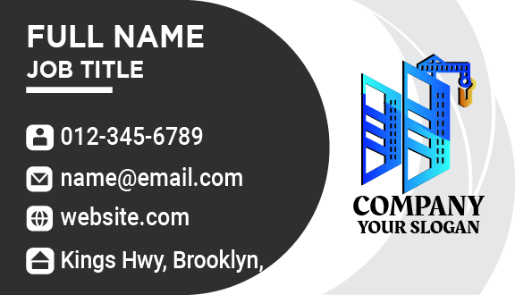 Blue Crane Builder Business Card