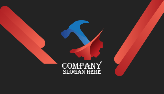 Tarjeta De Presentación Industrial Blue Hammer