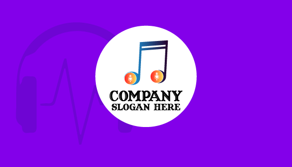 Visitenkarte Mit Blauem Farbband