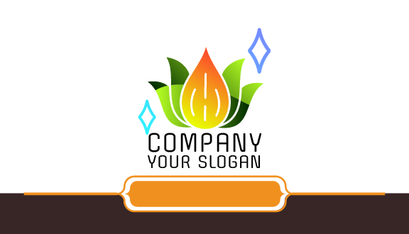 Tarjeta De Presentación Estética Con Destellos Azules