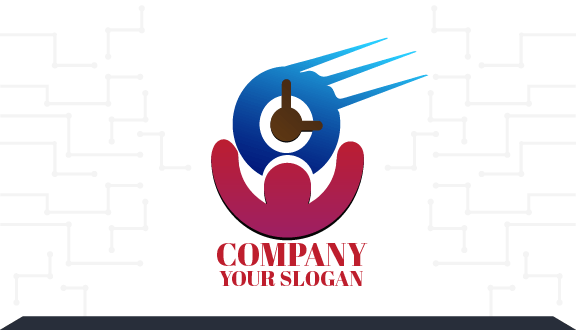 Kalın Saat Çerçevesi Kartvizit