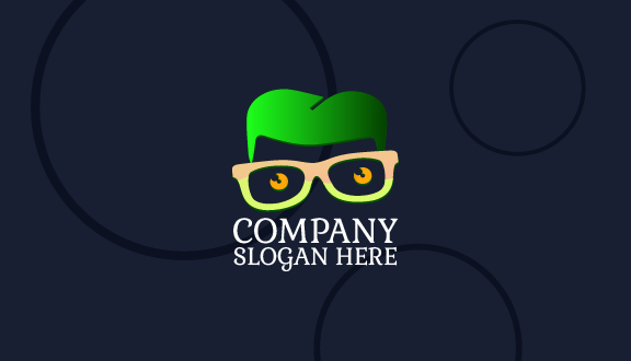 Kartu Nama Kacamata Mata Cerah