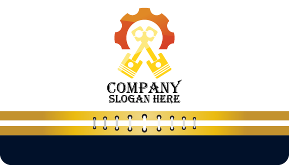 Tarjeta De Presentación Industrial Bright Pistons